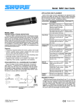 Model SM57 User Guide