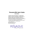 Pervasive.SQL User's Guide Server Edition