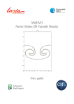 NS2DVD Navier Stokes 2D Variable Density User guide