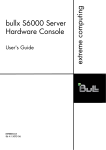 bullx S6000 Server Hardware Console User's Guide