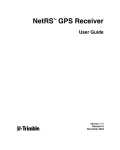 NetRS GPS Receiver User Guide