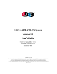 ILOG AMPL CPLEX System Version 8.0 User's Guide