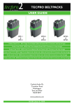 USER GUIDE TECPRO BELTPACKS