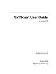 SaTScanJ User Guide