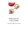 Hollywood FX User's Guide