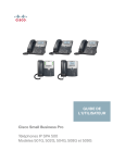 User Guide for Cisco SPA50X IP Phones (SIP)