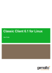 Classic Client 6.1 for Linux User Guide - AD-NO