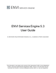 ENVI Services Engine User Guide - Exelis Visual Information Solutions