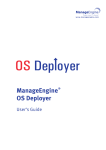 ManageEngine OS Deployer User's Guide