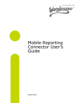 Mobile Reporting Connector User's Guide