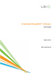LSI Embedded MegaRAID Software User Guide