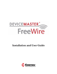 DeviceMaster FreeWire Installation and User Guide