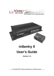 inSentry II User's Guide