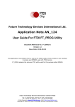 Application Note AN_124 User Guide For FTDI FT_PROG Utility