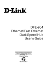 DFE-904 Ethernet/Fast Ethernet Dual