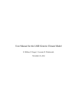 User Manual for the LMD Generic Climate Model