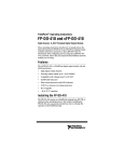 FP-DO-410 and cFP-DO-410 Operating Instructions