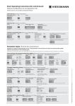 Short Operating Instructions SD-control board Notice d'utilisation de