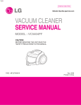 VACUUM CLEANER SERVICE MANUAL