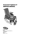 Invacare® Typhoon II SERVICE MANUAL