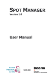 Spot Manager - User Manual - Laurence, Pierre
