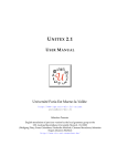 Unitex User Manual