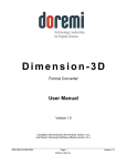 Dimension-3D User Manual