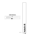 USER MANUAL - Sound Directions France