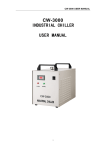 CW-3000 INDUSTRIAL CHILLER USER MANUAL
