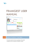 FramiGest USER MANUAL