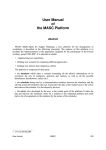 User Manual of the MASC Platform