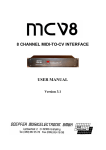 Doefer MCV8 User Manual - CY KONG