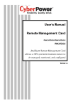 User's Manual Remote Management Card