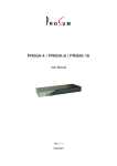 Prima Switch User Manual