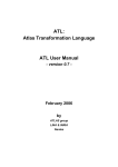 ATL User Manual - first version