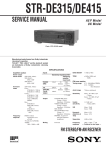 SERVICE MANUAL - Zelfbouwaudio.nl