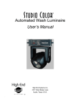 Studio Color User's Manual