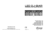 LED DJ-BAR - user manual - V1,0