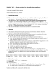 User manual BASIC ML - Airelec