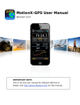 MotionX-GPS User Manual