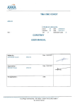 TMA CMC COROT COROTSKY USER MANUAL