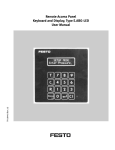 Remote Access Panel Keyboard and Display, Type E.ABG