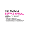 PDP MODULE SERVICE MANUAL