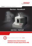 Service - Handbuch service - manual