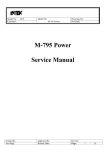 M-795 Power Service Manual
