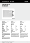 InstallatIon · Manual 5.0635.00.36 V2.0 1/3