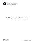 SC-1000 High Temperature Capacitance Sensor Installation and