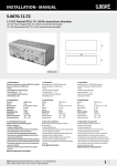 InstallatIon · Manual 5.0670.12.72 1/2