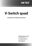 Installation and Operation Manual