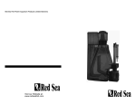 Installation and Operation Manual For Red Sea's